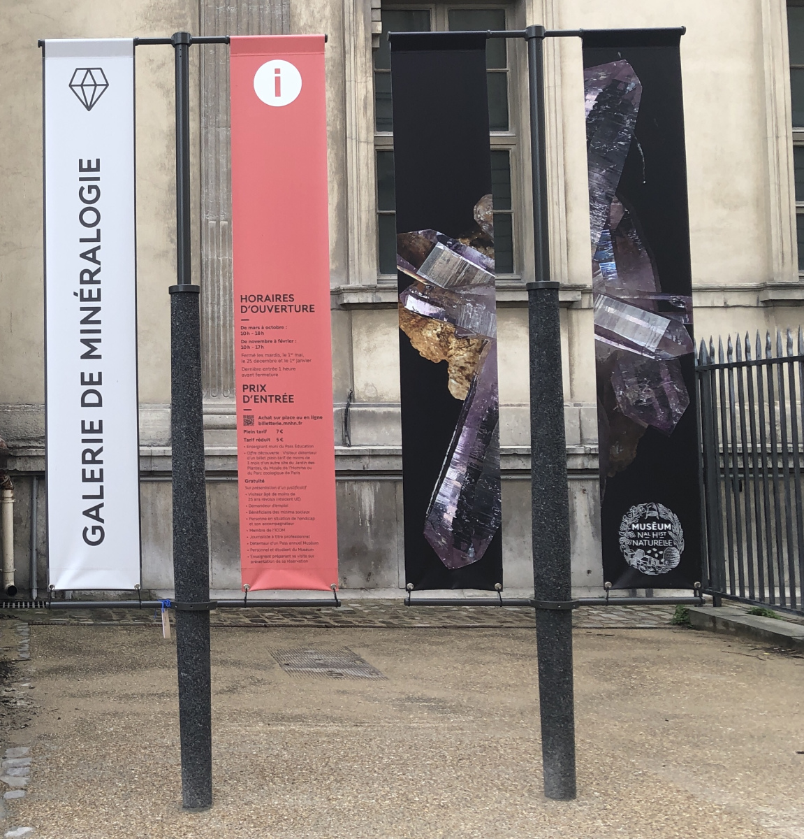 Visite du musée de minéralogie à Paris