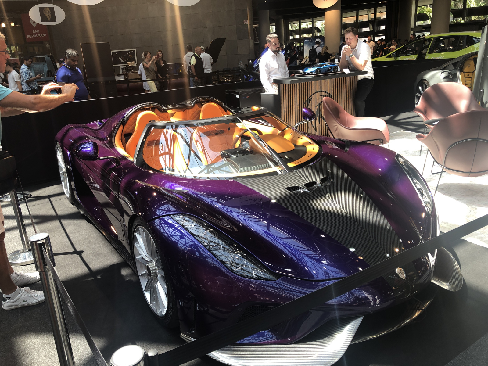 Visite du Salon Top Marques à Monaco