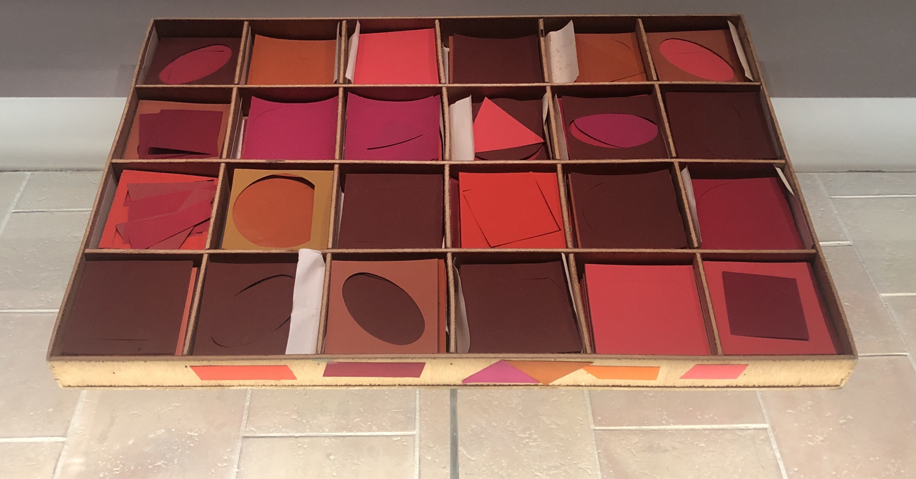 Visite de l'exposition Vasarely à la galerie Lympia à Nice