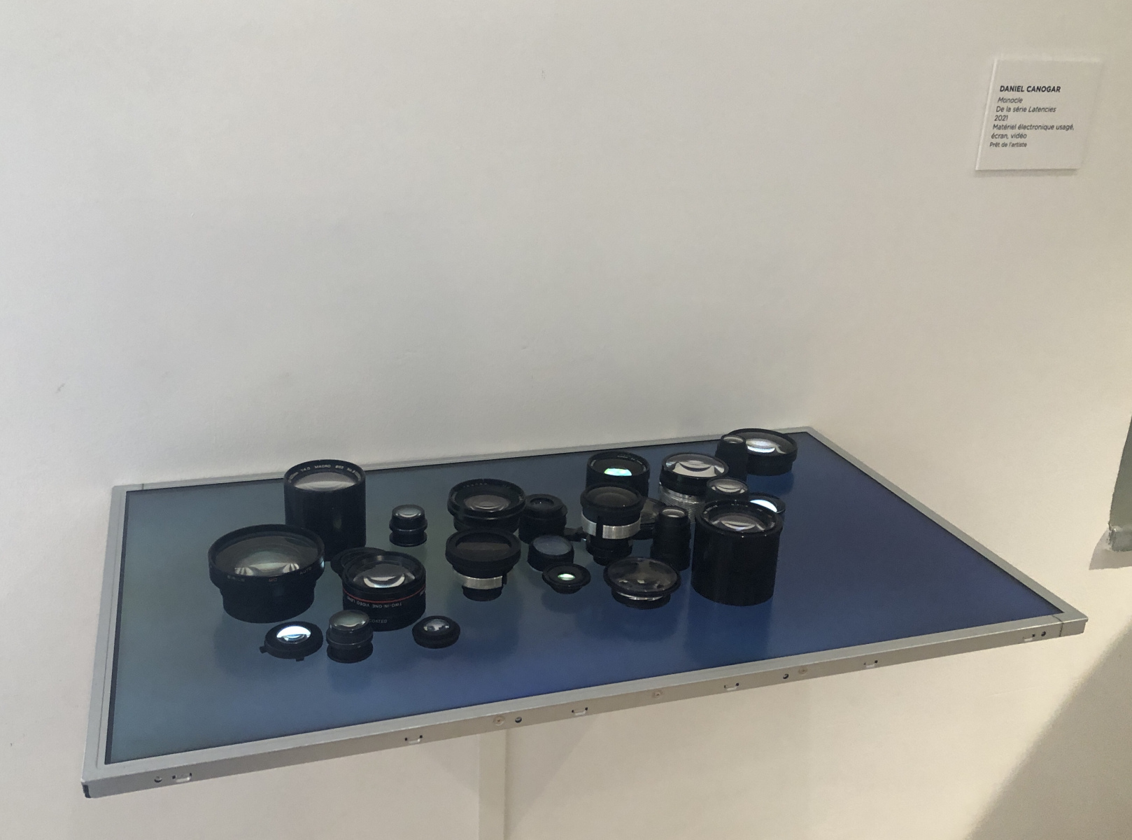 Visite de l'exposition Vasarely à la galerie Lympia à Nice