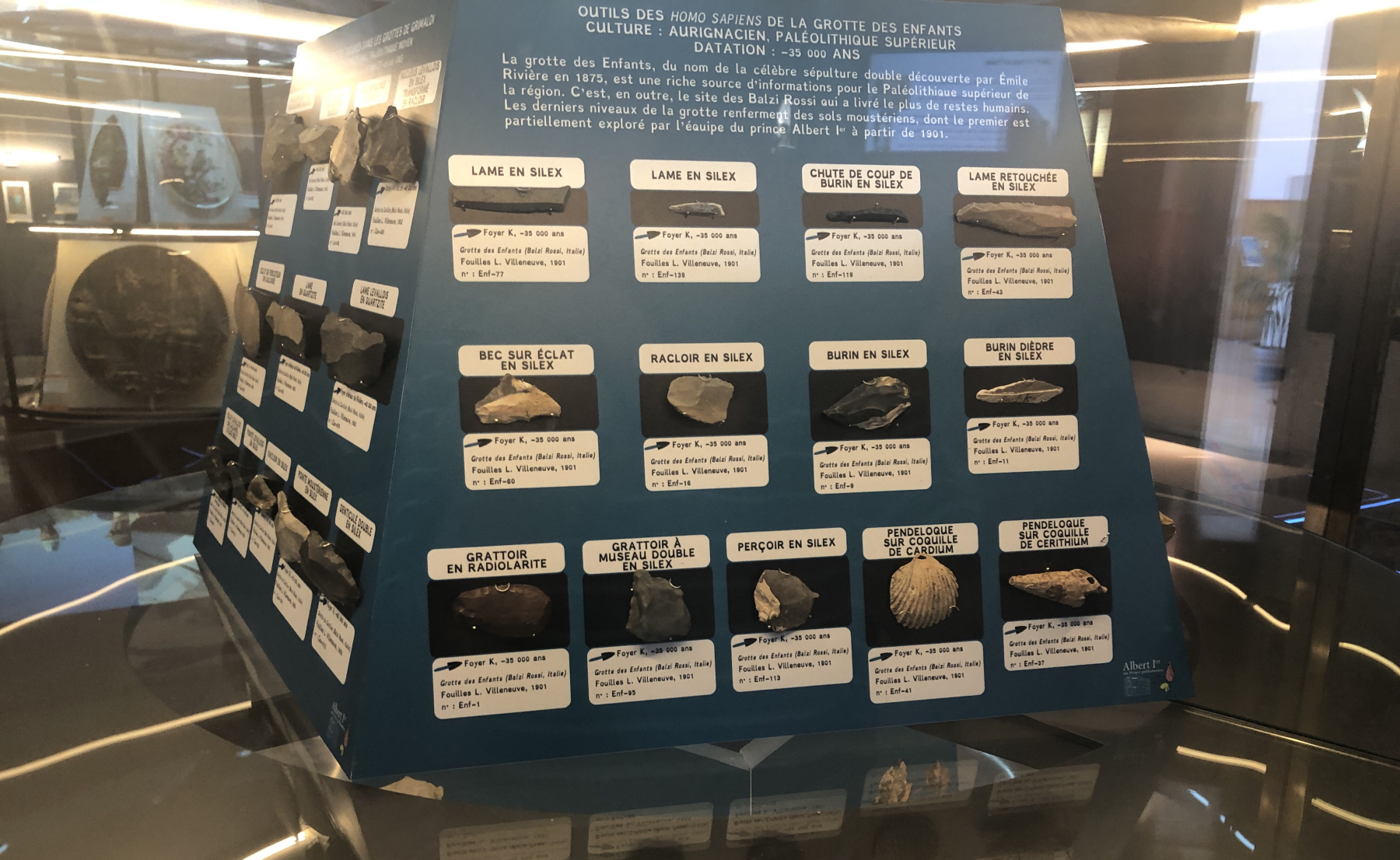 Visite du Musée d’Anthropologie préhistorique  de Monaco
