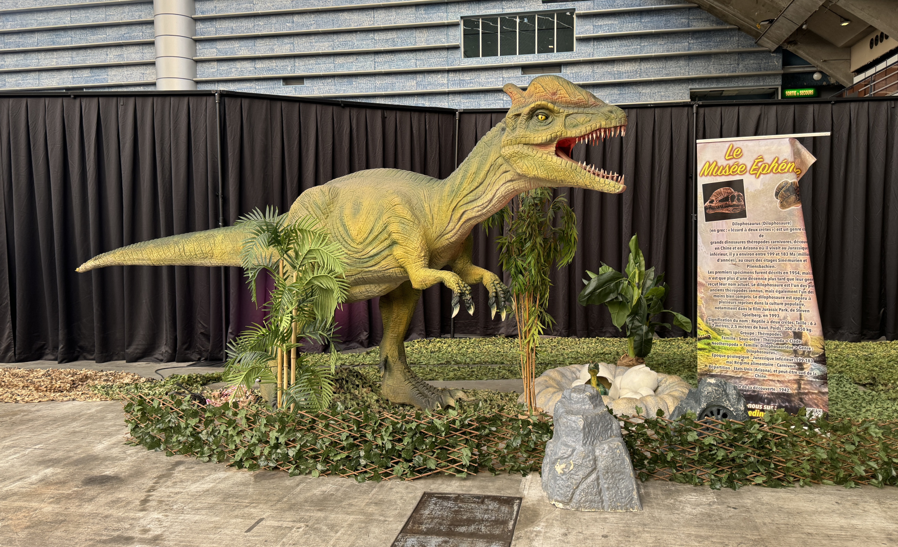 Des dinosaures au Palais Des Expositions