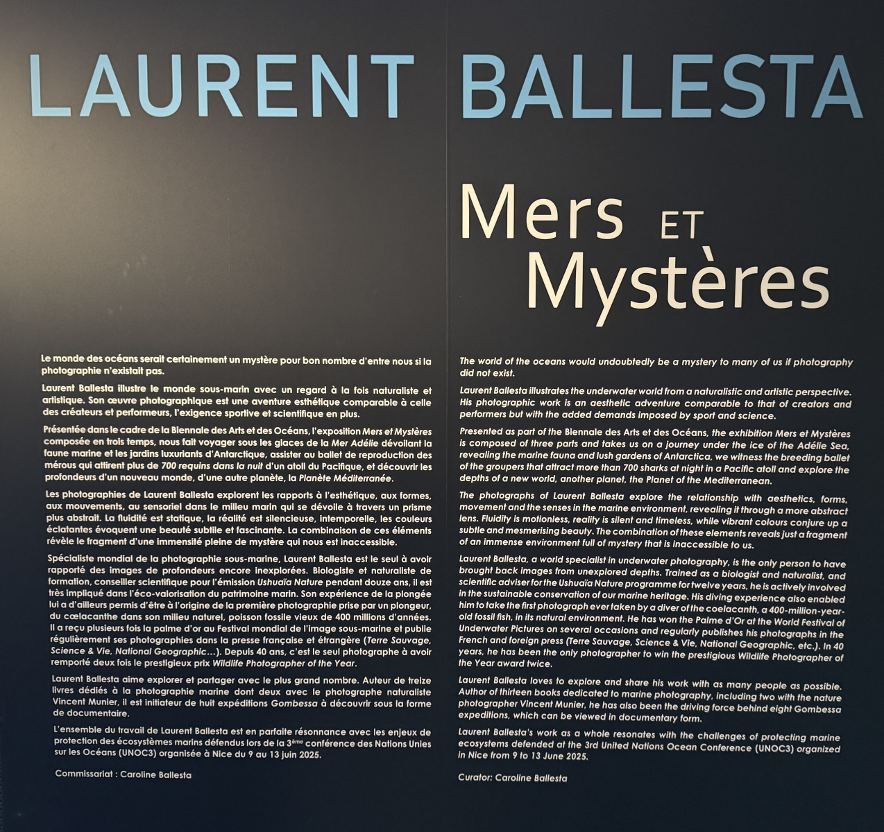 Exposition Laurent BALLESTA – Mers et Mystères