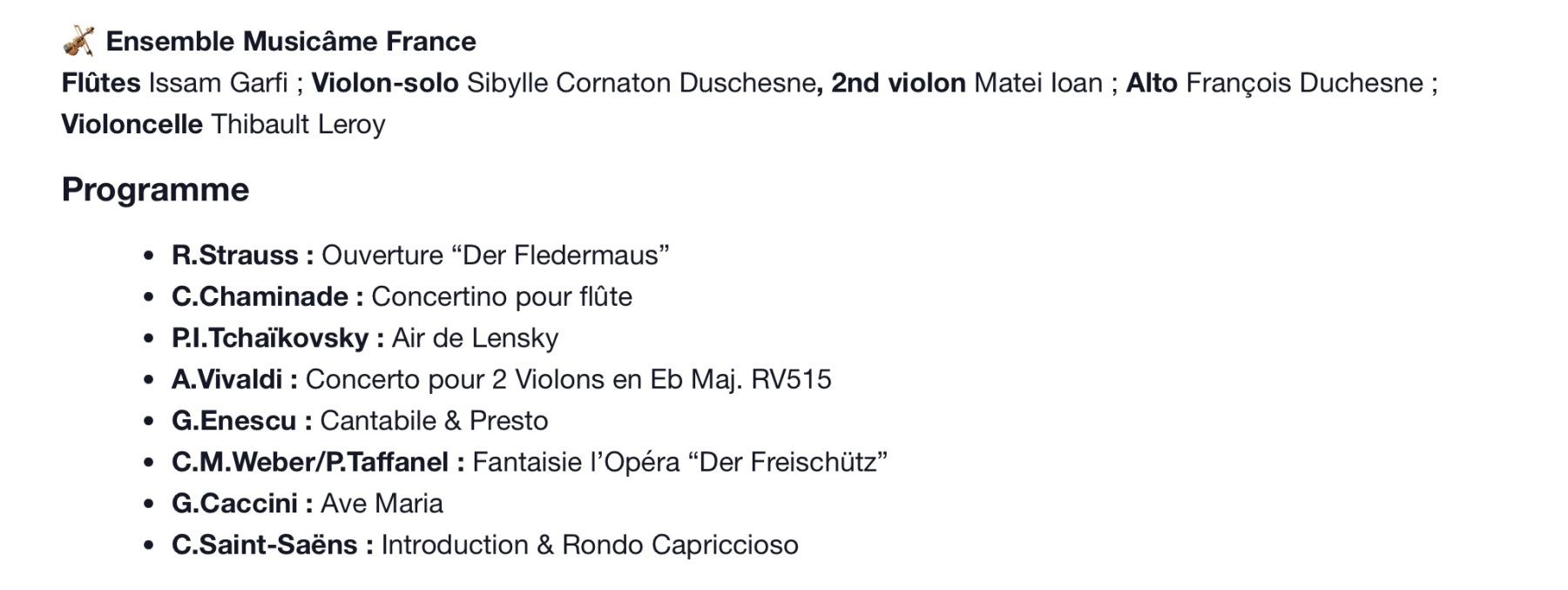 concert Musicâme