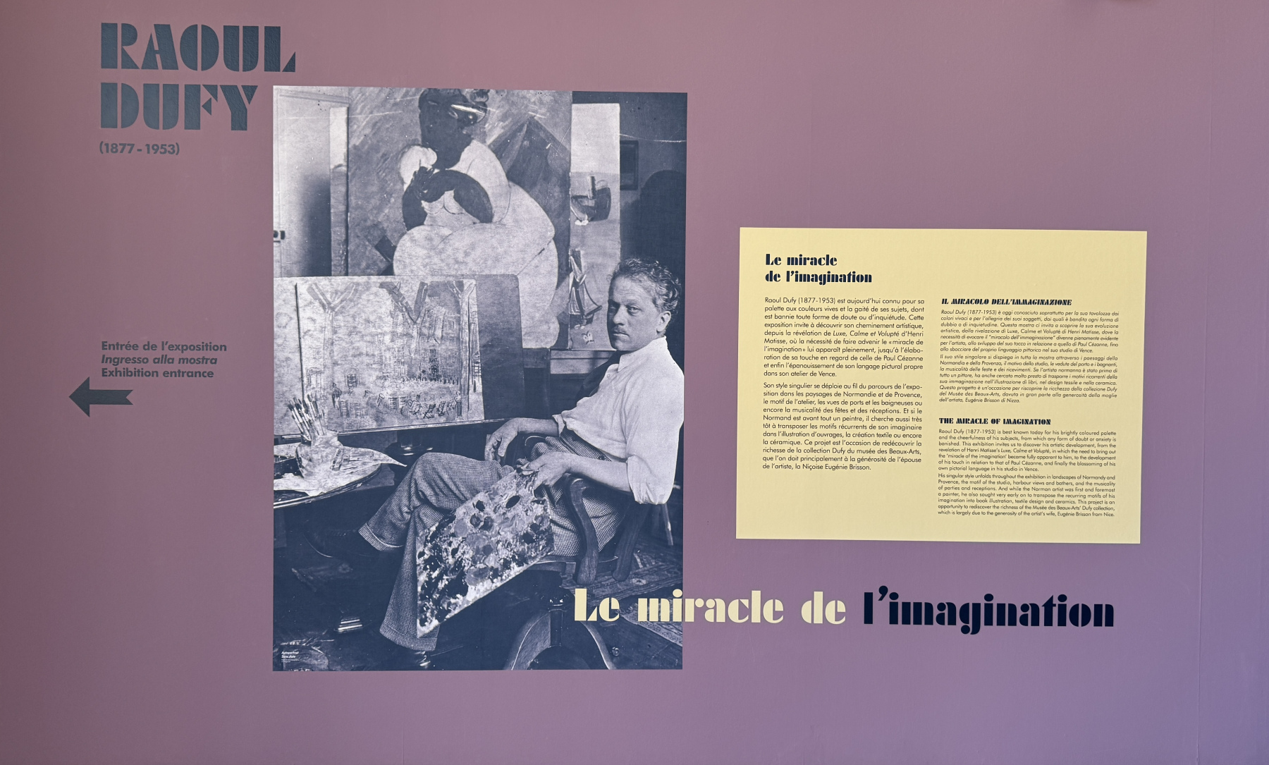 Visite de l'exposition 
