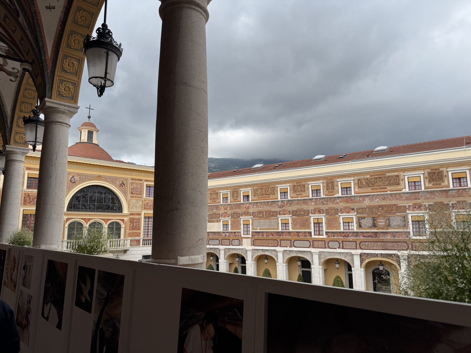 Visite du palais princier à Monaco.