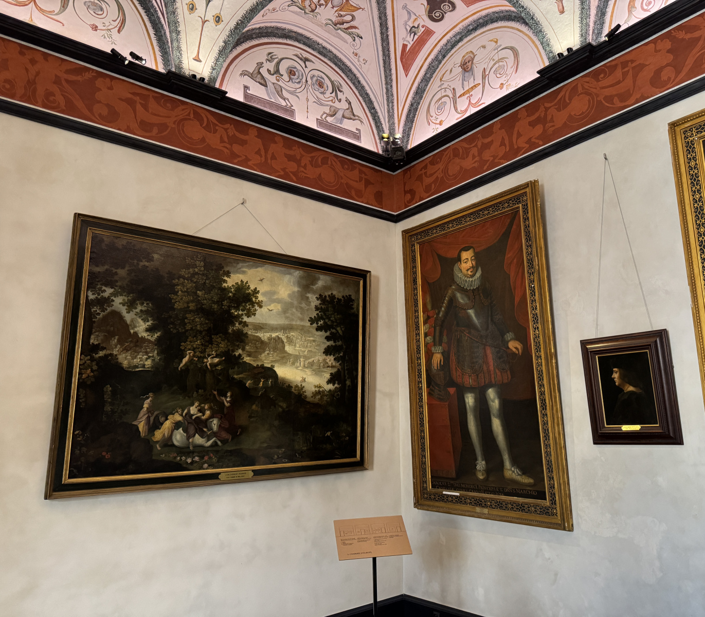 Visite du palais princier à Monaco.