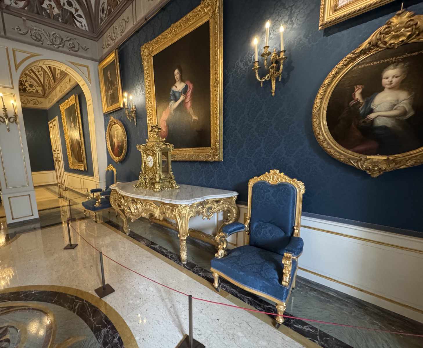 Visite du palais princier à Monaco.