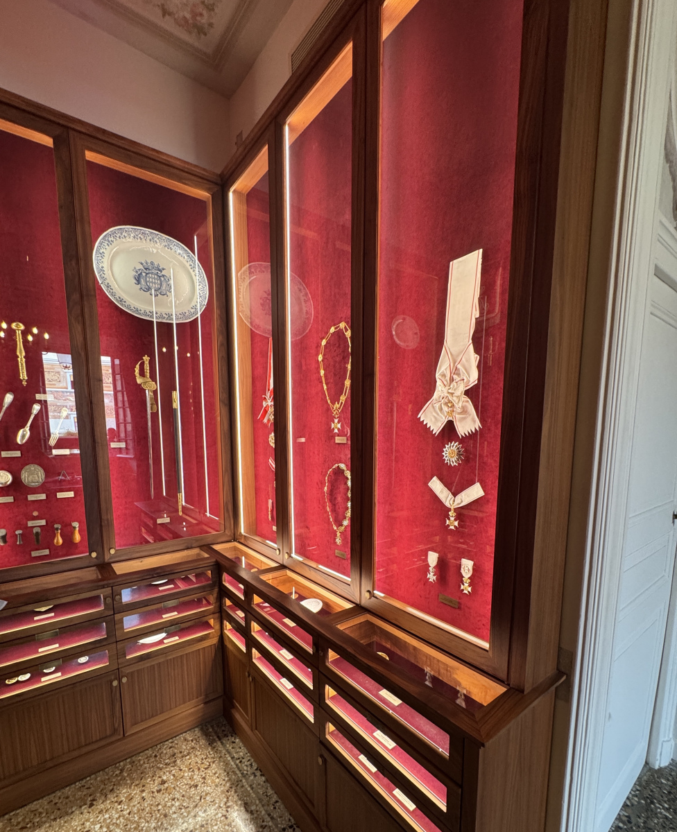 Visite du palais princier à Monaco.