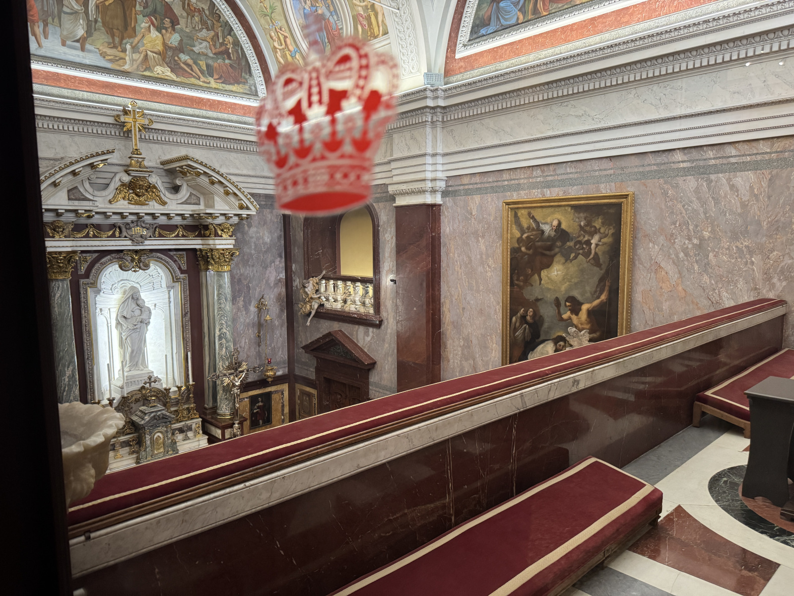 Visite du palais princier à Monaco.