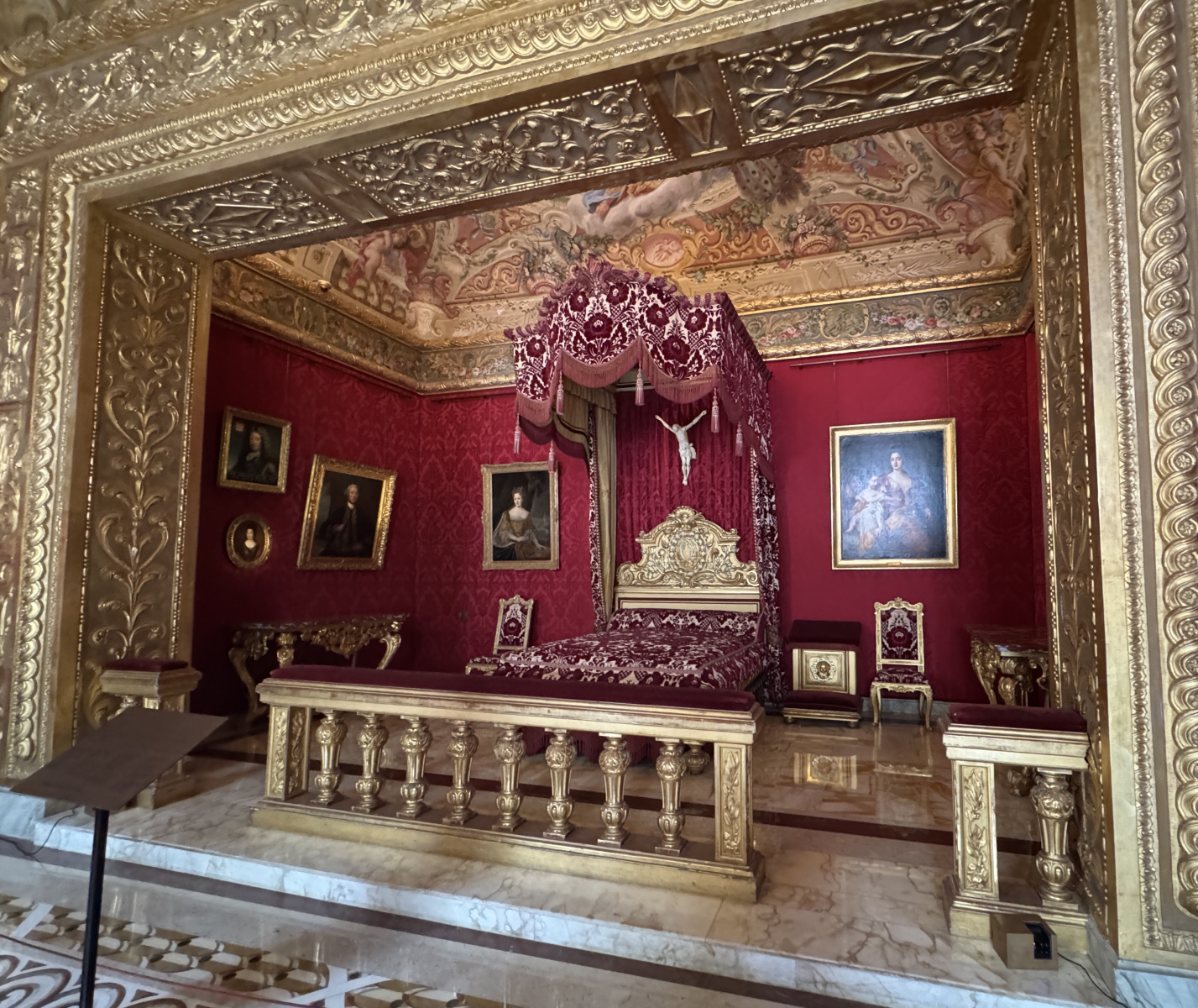 Visite du palais princier à Monaco.