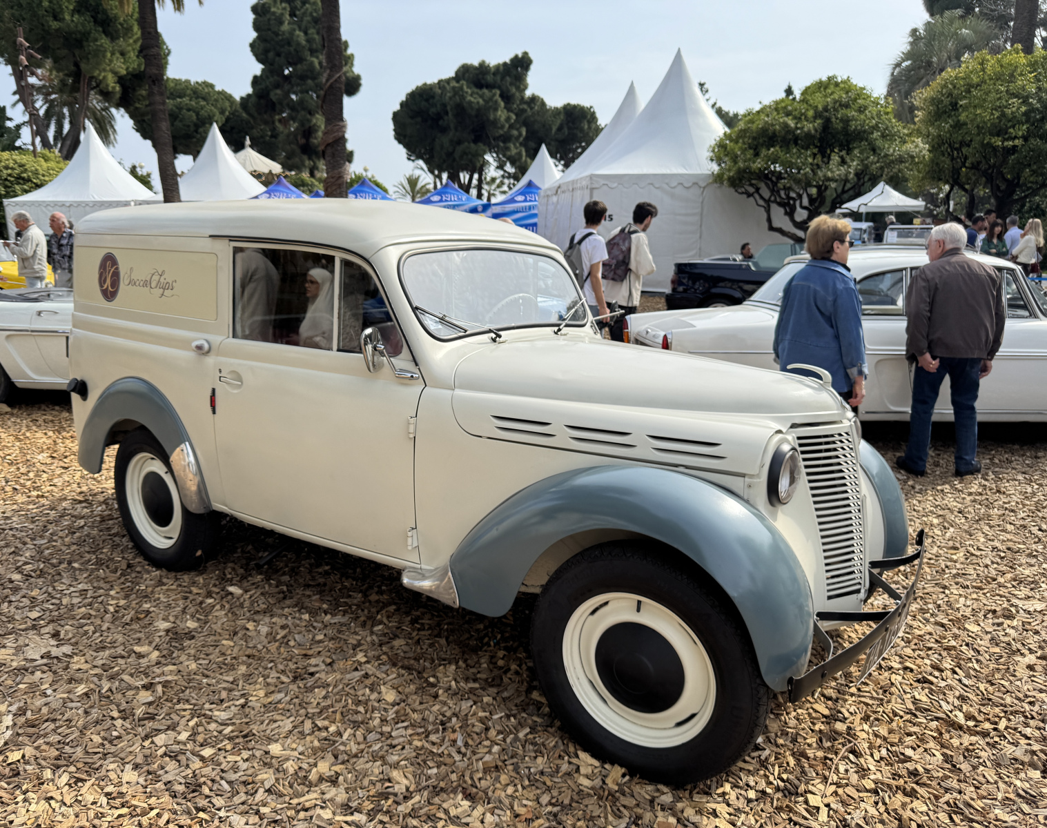 Visite de l'exposition « Les Légendes de Nice » au jardin Albert Ier